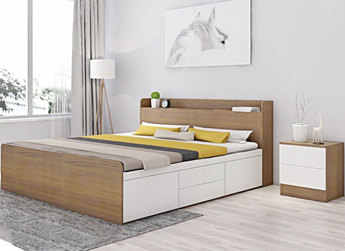 Các mẫu giường gỗ hot nhất hiện nay giá chỉ từ 5tr - 12tr
