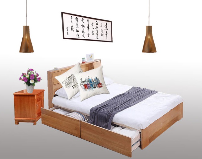 Các mẫu giường gỗ hot nhất hiện nay giá chỉ từ 5tr - 12tr - 1