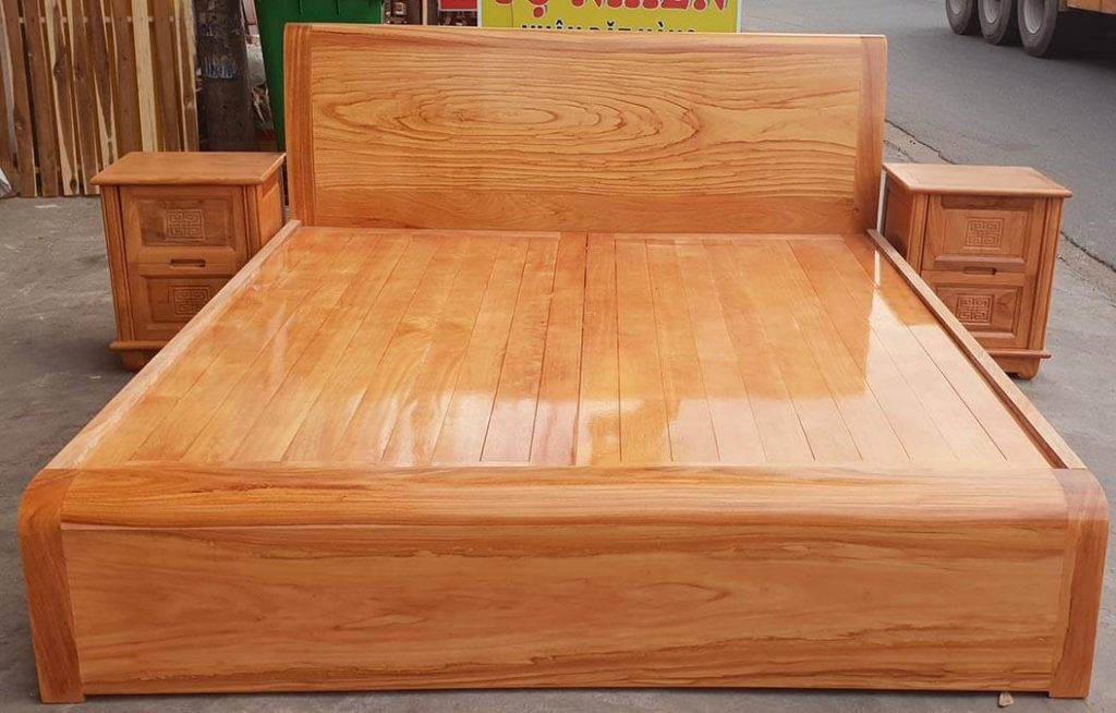 Giường gỗ 1m6 mẫu GA1601X