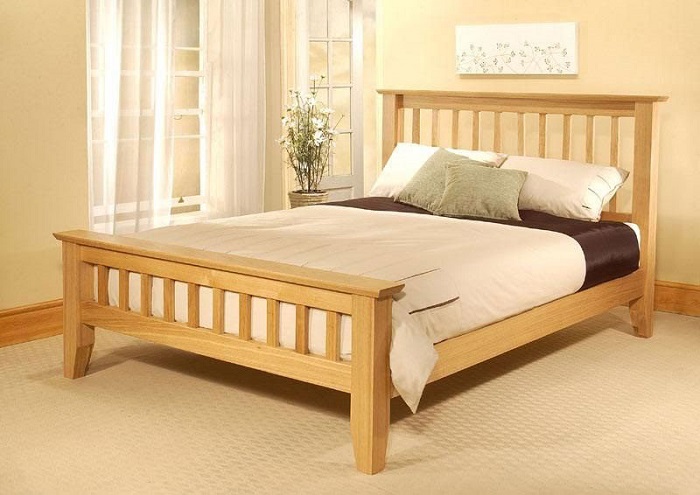 Mẫu giường tầng gỗ sồi có thiết kế an toàn