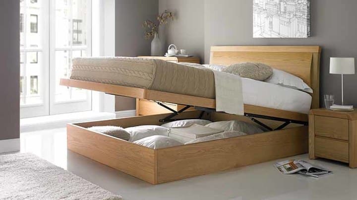 Giường gỗ tự nhiên cao cấp thông minh