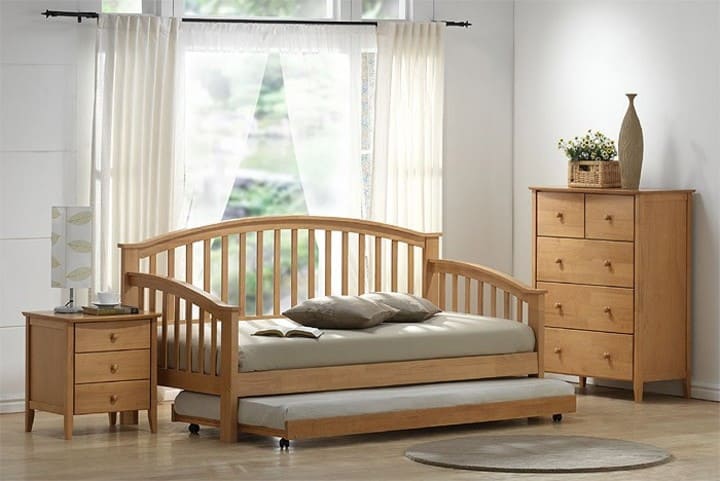 sofa giường từ gỗ tự nhiên cao cấp
