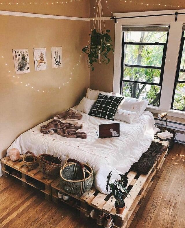 giường gỗ Pallet
