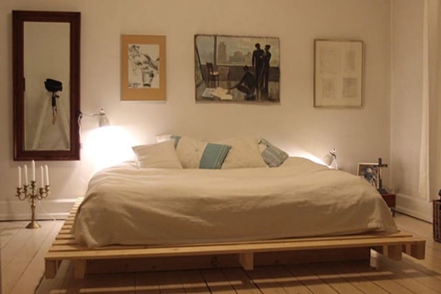 giường gỗ Pallet