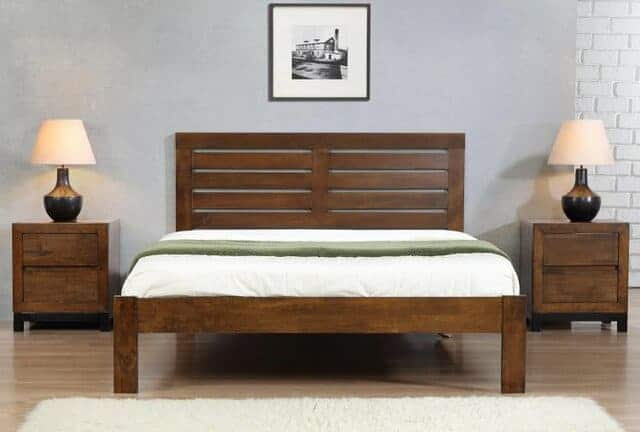 Mẫu giường gỗ đơn giản