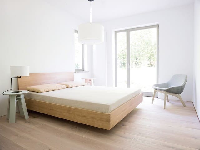 Mẫu giường gỗ đẹp đơn giản