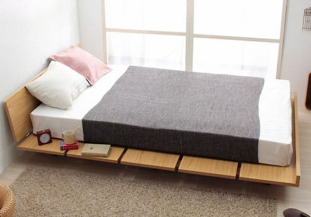 Mẫu giường gỗ đẹp đơn giản