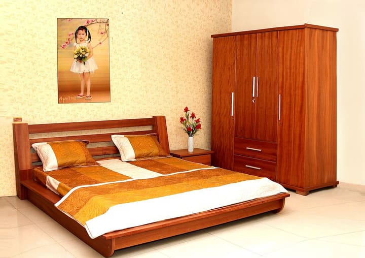 Giường ngủ tân cổ điển phong cách Việt Nam