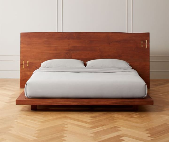Giường kiểu Nhật gỗ đinh hương