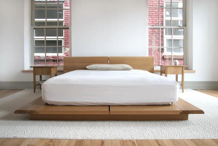 giường bệt gỗ sồi