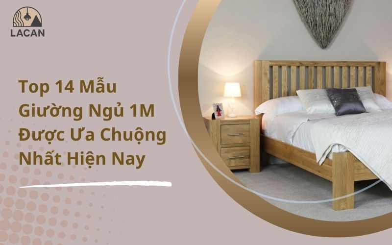 các mẫu giường 1m