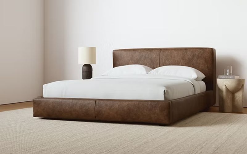 Giường ngủ 1m6 bọc da giả cao cấp