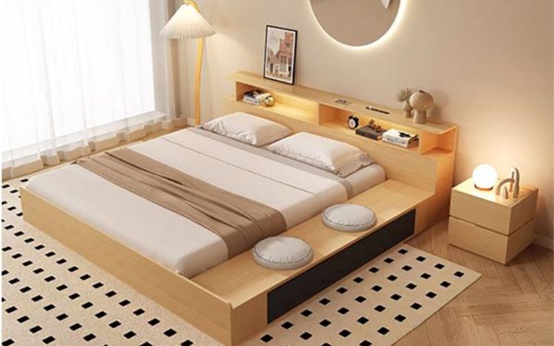 Giường bệt có hộc tủ tiện lợi
