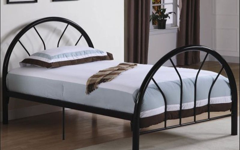 giường đơn sắt 1m2