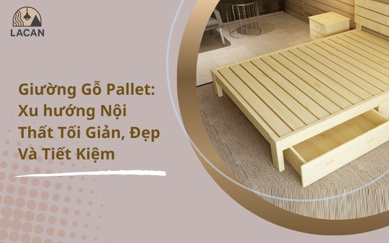 giường gỗ pallet