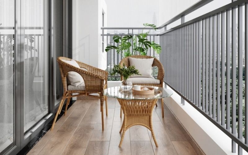 Góc chill ngoài trời