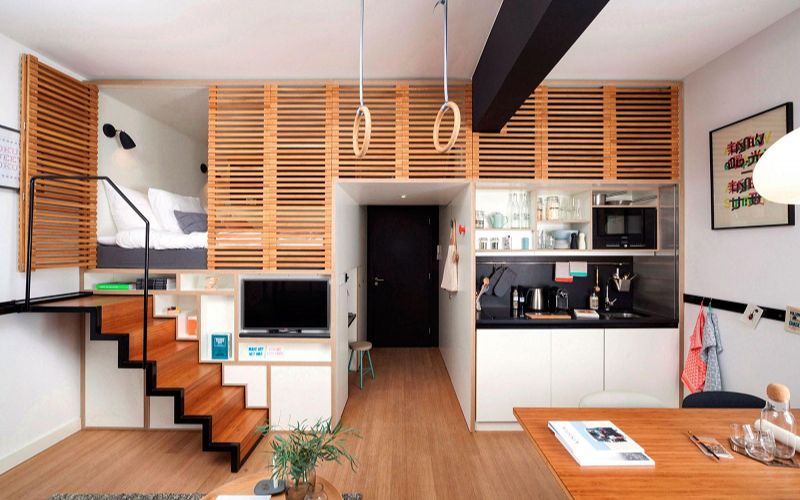 Mẫu nhà 20m² tiện nghi và gọn gàng