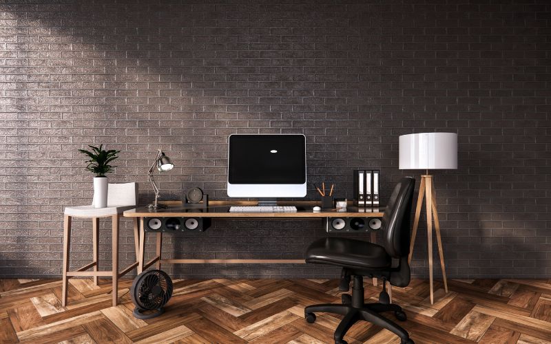 trang trí bàn làm việc hiện đại