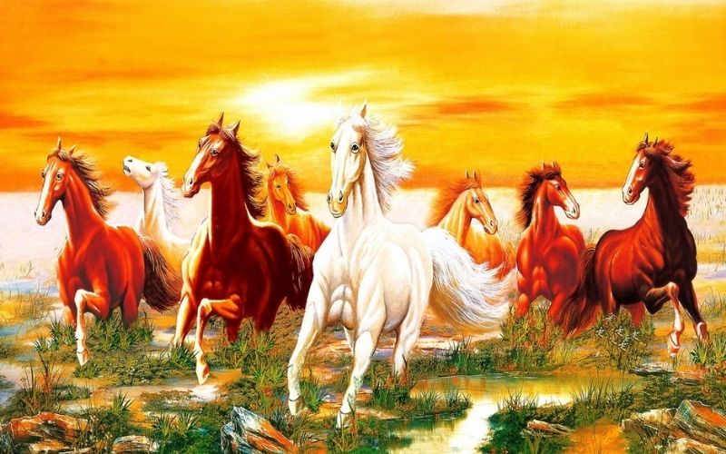 Tranh phong thủy cho người mệnh Hỏa