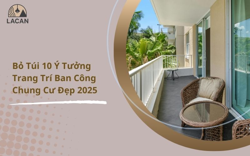 ý tưởng trang trí ban công chung cư